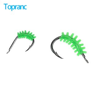 33Pcs Biomimetic Water Grass Hook Thickened and Hardened Fish Hook with Barbed Iseni Grass Carp Hook Fishing Gear Accessories