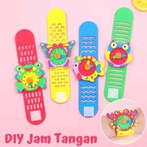 Mainan Edukasi Anak - Prakarya Anak Sd - Jam Lucu - 187-DIY Jam Tangan Eva