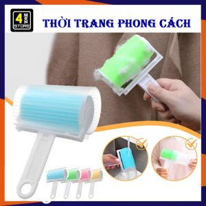 Cây Lăn Bụi Làm Sạch Quần Áo Ga Giường Sofa Lông Chó Mèo Bằng Gel Silicon Có Thể Tái Sử Dụng Nhiều Lần - Cây Lăn Gel ( Lông Động Vật Sợi Vải Đồ Da Chăn Nệm Ghế Salon...) Tiện Dụng