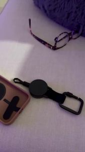 Retractable Anti-Theft Phone Holder Extendable Key Chain Lanyard Phone Strap Outdoor Universal Case Keychain Cord Clip Anti-lost