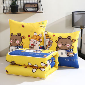 Dual Use Pillow Blanket Lumbar Support