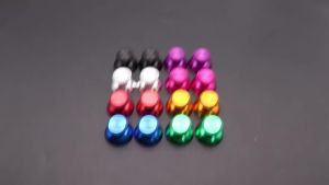 2PCS Metal Analog Joystick Thumb Stick Grip Cap Replacement Parts for PS5 Controller Thumbstick Replacement