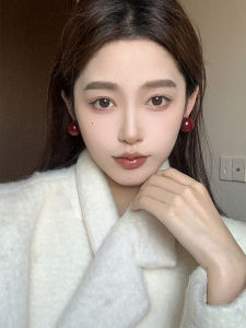 New Year Red Luxury Ball Earrings: A Perfect Match for Women's Fashion Accessories