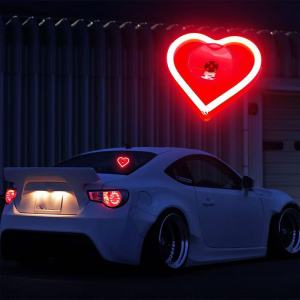 Automobile atmosphere lamp triangle window LED refitted window neon lamp super handsome ins wind atmosphere lamp interior atmosphere lamp