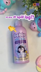 Bebio Sabun Mandi Shampoo Cair Bayi Head to Toe Baby Wash 250ml