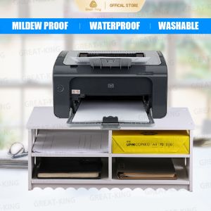 Great-King DIY Printer Elevated office documents bills desk organizer double courier surface single copy rack