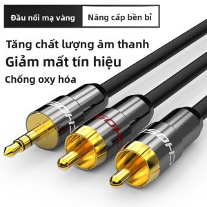 Choseal | Dây Chia Âm Thanh 3.5mm sang Dual RCA