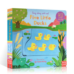 milumilu Sing Along with Me Five Little Ducks Board Book Colouring English Activity Picture Book