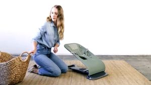 Ergobaby เปลนอนอัจฉริยะ Evolve Bouncer - Light Grey Mesh สำหรับวัยแรกเกิด - 13กก.