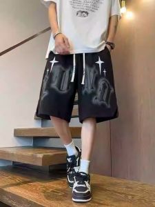 Quần Short Cotton Mùa Hè Cho Thanh Thiếu Niên Quần Thể Thao Cotton Năm Điểm Mặc Ngoài Trời Cho Học Sinh Trung Học Cơ Sở