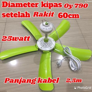 KIPAS GANTUNG OUYASHI 5 BALING 25W 790