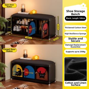 MEISD | Entryway Shoe Bench with Storage