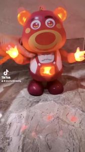 Lồng đèn gấu dâu Lotso nhảy theo nhạc có đèn