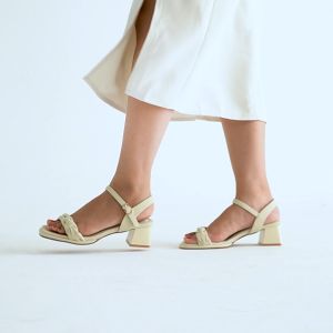 XES SAVIRA-573 Sandal Heels Anklestrap Wanita Tapak Tahu