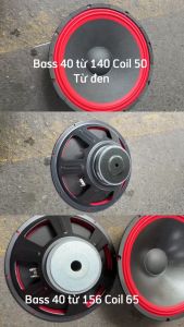 Loa Bass 40cm - Từ 140mm và 156mm | Coil Loa: 51MM / 65MM - Loa kéo loa bluetooth
