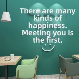 3D Decorative Wall Stickers for Cafe and Sweet Shop Photoshoot Background
