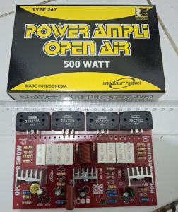 Kit power Ampli 500 wat mono plus Final Sanken 5DY