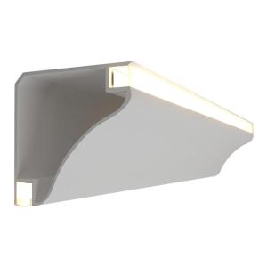 Surface Mounted Gypsum Line Light Two-Sided Emitting Ceiling Angle Lamp Band No Slot Required Wall Wash Reflection Light Groove