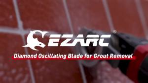 EZARC Diamond Oscillating Tool Blades Multi Tool Mortar Cutting Saw Blades Precise for Grout Removal Curved Desigh/Flush Cut/Mix