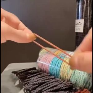 Set 100 Dây Buộc Tóc Cao Su Co Giãn Nhiều Màu Sắc Phong Cách Hàn Quốc-HAUSE