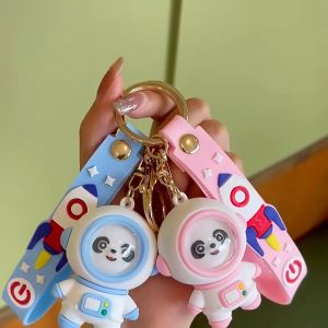 Móc khóa hình phi hành gia Hàn Quốc dễ thương móc khoá ô tô móc chìa khoá hot trend nhiều màu MK0003