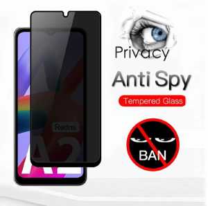 Anti gores privasi Samsung A50 Tempered glass privacy anti kepo anti intip lis hitam spy