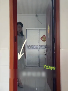 REAIM Trackless Screen Door Aluminum Anti Mosquito Folding Door Self Adhesive Sliding Breathable Mosquito Custom telescopic screen door