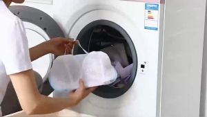 Greenhouse ถุงซักผ้า ถุงตาข่าย สำหรับซักเสื้อชั้นใน ตาข่ายสีขาว มีหูหิ้ว