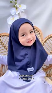 🧕💗 [K_001] ฮิญาบ/ผ้าคลุม สำหรับเด็กแรกเกิด รุ่น Bayi Newborn สำหรับน้องวัย 0–12 เดือน ใส่ง่าย ไม่ร้อน ไม่ระคายเคือง  เนื้อผ้านุ่มพิเศษ ใส่แล้วไม่งอแง! 💕