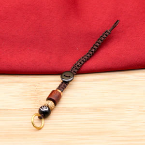 Brass Cylinder Pendant Keychain Mini Pill Box Portable Medicine Storage Case Hanging Jewelry Charm