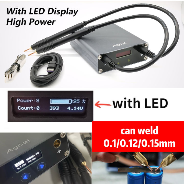 DH30 30Gears แบบพกพา Spot Welder 5000mAh เชื่อม 0.2mm นิกเกิล Strip ...