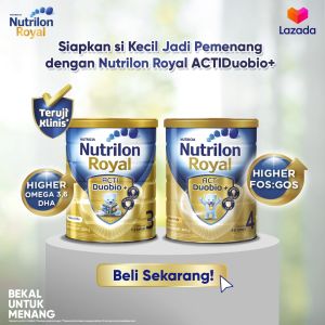 Nutrilon Royal 3 Vanila Susu Pertumbuhan Bubuk 800 GR x 4