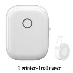 Marklife P12 MINI Bluetooth Thermal Label Printer With 1Roll 0.59"x1.18" White Adhesive Sticker Label Support DIY Label