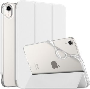 MoKo Case Fit New iPad Mini 7 (A17 Pro) 2024 iPad Mini 6th Generation Case 2021 (8.3-inch) iPad Mini 6 Case Soft TPU Translucent Frosted Back Cover Case for iPad Mini 7th Tablet Protective Cover