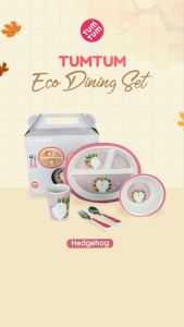 TUM TUM Little Fingers Dinner Set - Peralatan Makan Anak