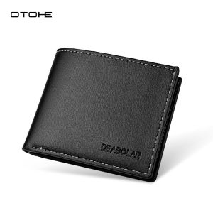 OTOHE กระเป๋าสตางค์ของผู้ชายพับกระเป๋าสตางค์ซุปเปอร์กระเป๋าสตางค์อ่อน PU ย่อหน้ากระเป๋าสตางค์สั้นความจุขนาดใหญ่กระเป๋าสตางค์ของนักธุรกิจแฟชั่นกระเป๋าสตางค์กระเป๋าสตางค์บัตรมัลติบัตรกระเป๋าสตางค์บัตรประชาชนผู้ถือบัตรเครดิต