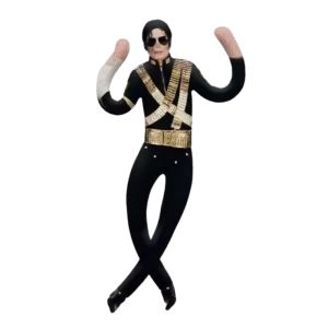 New Michael Jackson Plush Doll Stuffed Figure Adjustable Articulated Joint Cosplay Prop Indoor Room Decor Collectible Gift