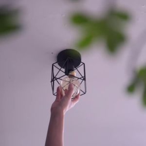 Parkson | Đèn Trần Sắt Đen Cổ Điển E27 Đèn Trang Trí Nội Thất Vintage Cho Nhà Hàng Phòng Khách Phòng Ăn Quán Cà Phê Thiết Kế Sáng Tạo Độc Lập.