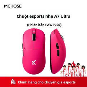 Chuột Không Dây Siêu Nhẹ MCHOSE K7 4200DPI 750IPS Ba Chế Độ Kép 8K Dùng Cho Thể Thao Điện Tử & Văn Phòng Có Thể Sạc Lại
