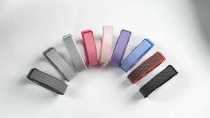 langley | Sport Nylon Braided Watch Strap for Google Fitbit Air Loop Bracelet Breathable Bands Wristband Replacement Strap Black Grey Blue