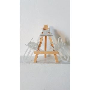Glow-in-the-Dark Bookmarks - Totoro Cat and Bulldog - 3D Printed