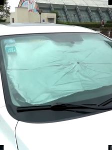 Sun Shade Car Auto Front Windshield Sun Shade UV Rays and Heat Sun Visor Protector Fold-able Reflector Umbrella