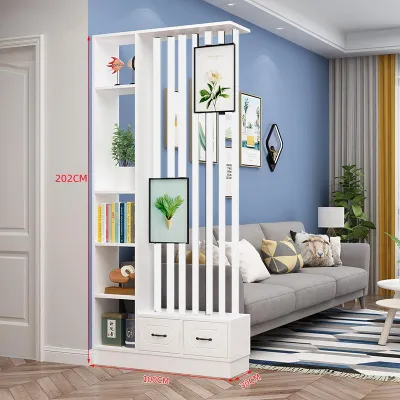 SHIYINBEIBI | Luxury Minimalist Entryway Cabinet Dual Screen Partition Storage