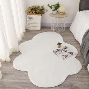 VIKAMA Korean-Style Home Irregular-Shaped Carpet Bedroom Beside Bed Plush Blanket Living Room Sofa Floor Mat Home Decoration
