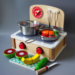 Stainless Steel Simulated Kitchen Playset