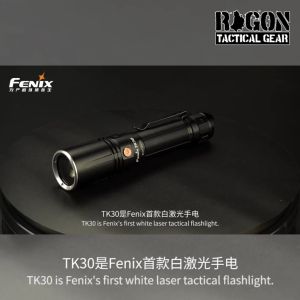 RAGON FENIX TK30 White Light Laser Tactical Flashlight 500 Lumens Distance 1200m Waterproof Professional Flashlight