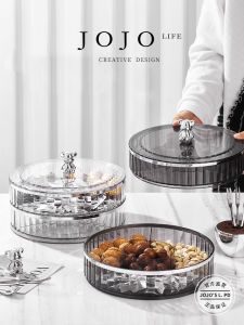 Luxurious Jojos L PD Heart Shaped Dry Fruit Plate Nut Storage Box Snack Organizer Home Decorative Dishware Fruit Basket