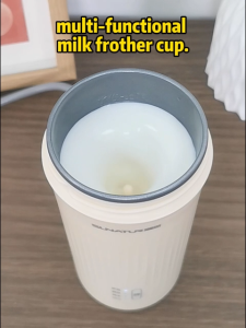SUNATUR 300ml electric milk frother-Coffee Foamer cupmixing&Heat&Portable(BRC-MF02)