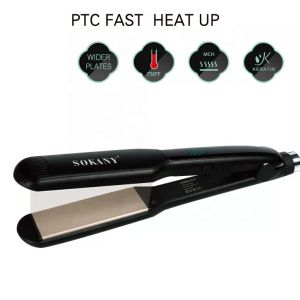 XERMAN Electronic Hair Curling Irons Curler Hair Straightener Flat Iron Corrugated Wave fast heating Led temperature for salon household