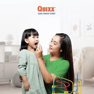QUIXX SORE THROAT SPRAY KIDS 20 ML - Perawatan Nyeri dan Iritasi Tenggorokan pada Anak